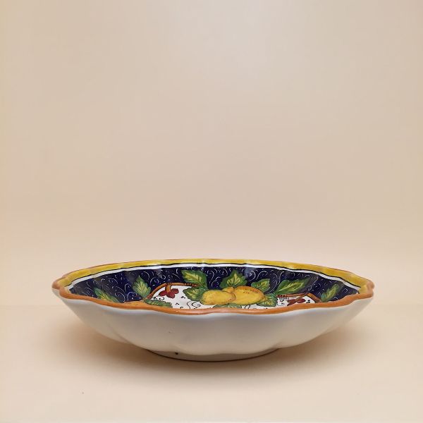 SCALLOP-EDGED PLATE CM.30D, LIMONI COSIMO